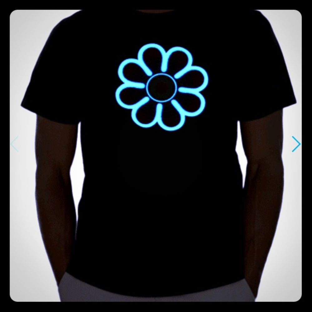 LED Flower Party/Rave Shirt